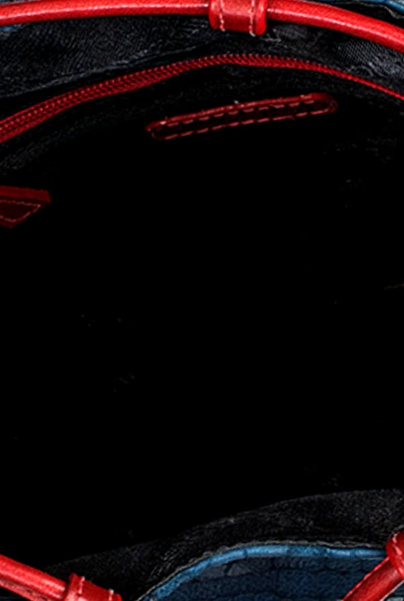 Hidesign Shea Blue Leather Shoulder Bag