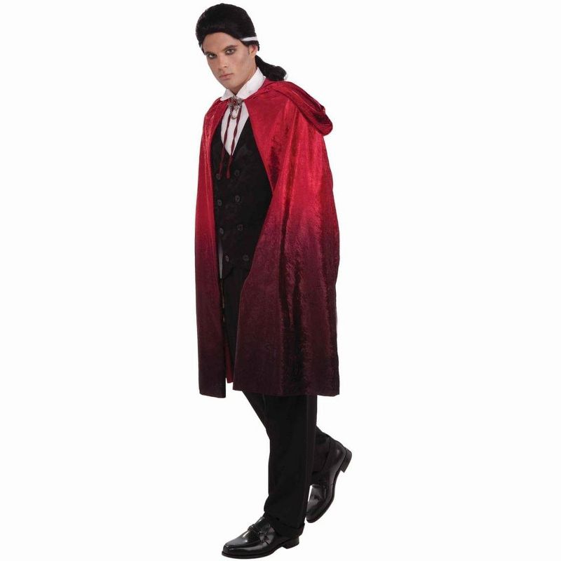 Forum Novelties 45" Red Two Tone Faded Vampire Cape Costume Accessory