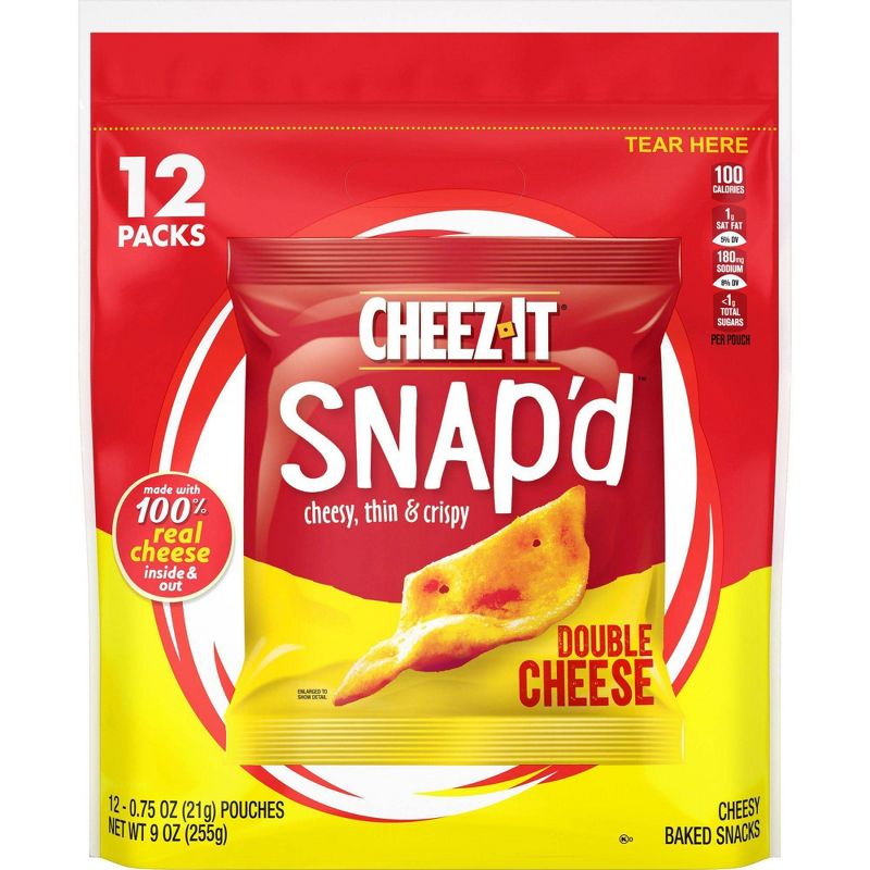 Cheez-It SNAP'D Double Chz - 9oz/12ct