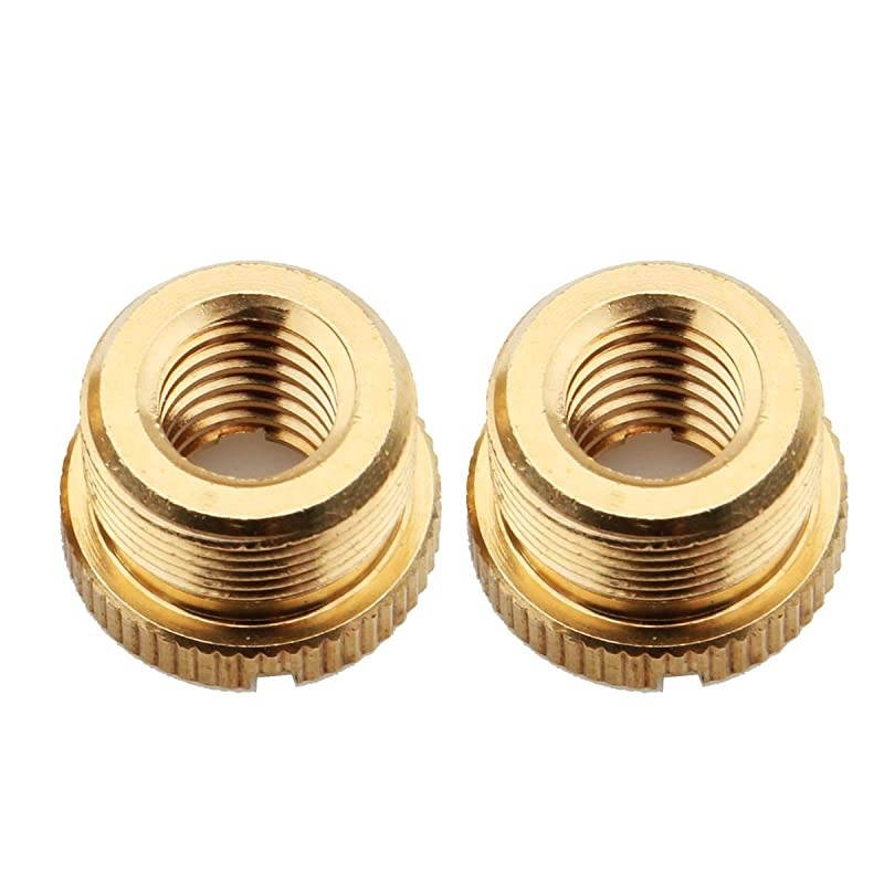 2 pieces brass58quotmale to 38quot female thread for tripodmicrophone holdercamera screw adapter 58 to 38 adapter microphone to camera adapter
