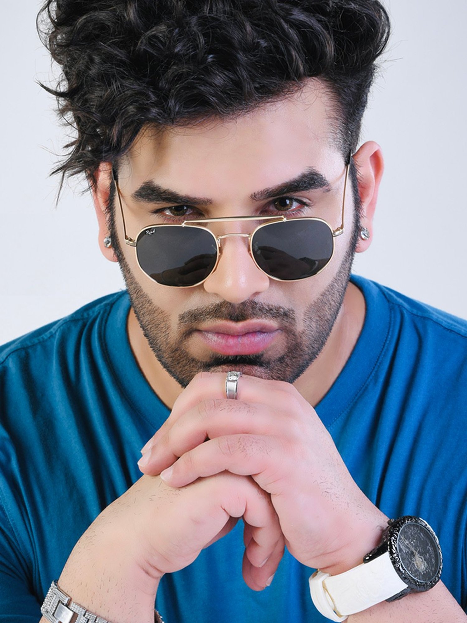 Resist Eyewear Black UV Protection Unisex Sunglasses