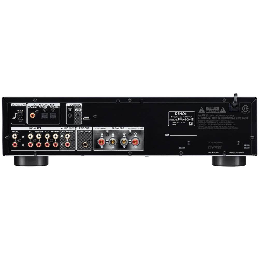 Denon PMA-600NE Integrated Amplifier with 70W Power per Channel and Bluetooth Support