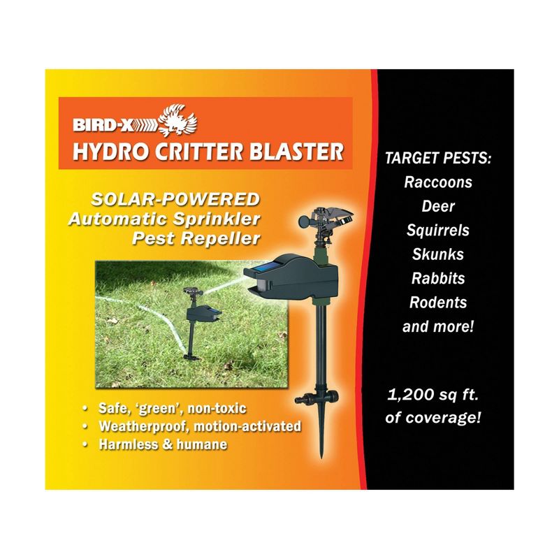 Solar Powered Motion Activated Hydro Animal Sprinkler Repeller - Bird-X