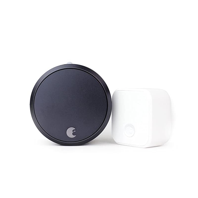 Smart Lock Pro (3rd Gen) + Connect Hub - Zwave, Home Kit & Alexa Compatible - Gray