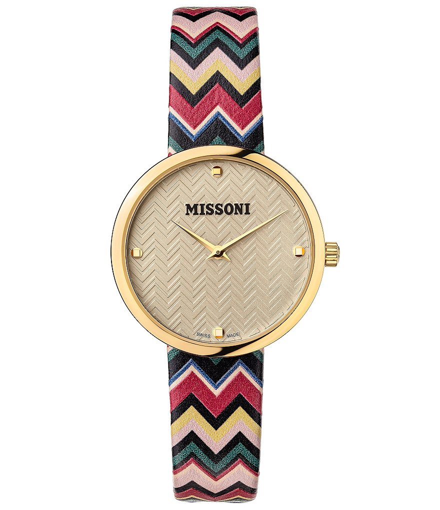 Missoni M1 Joyful Leather Watch