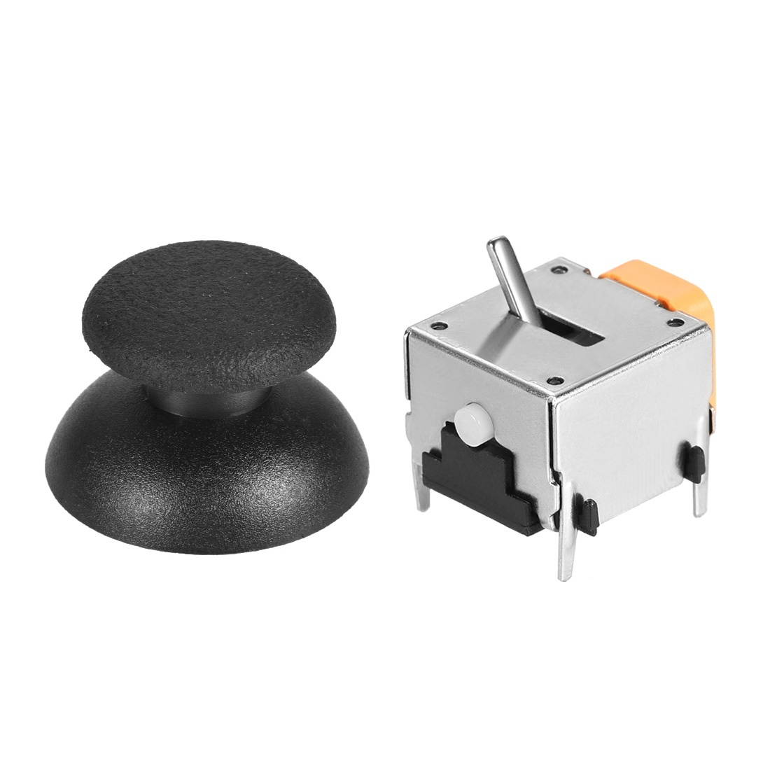 10K Omh 3D Analog Joystick Potentiometers with Knobs Wireless Module Controller Rocker Up  Down Momentary for Handheld Game Xbox Orange 4pcs