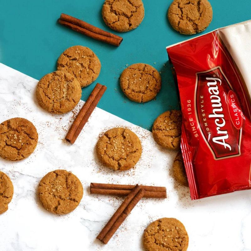 Archway Gingersnap Crispy Snacking Cookies - 14oz