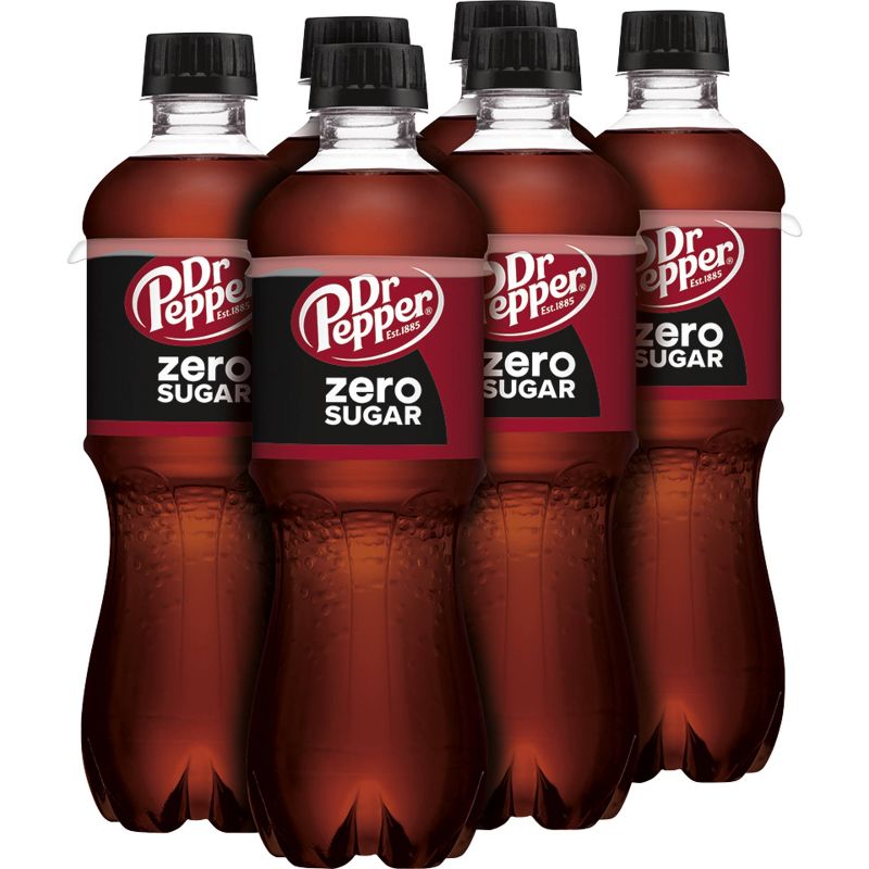 Dr Pepper Zero Sugar - 6pk/16.9 fl oz Bottles