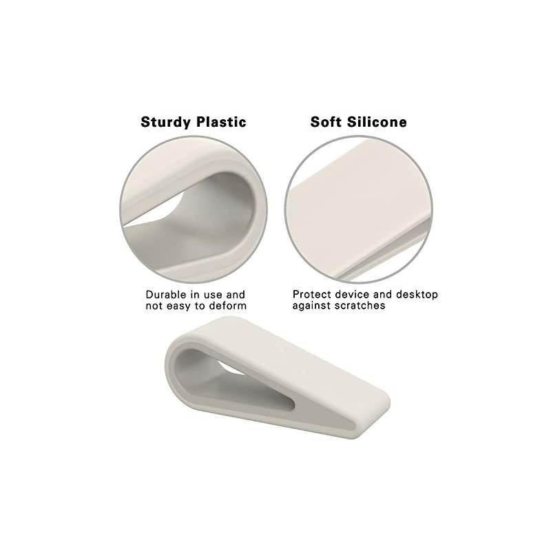 Universal LaptopNotebook Stands 4 Pack AntiSlip Durable Silicone Elevation Stand Lightweight Stable Kickstand Ultra Compact amp Portable Risers for Laptop Tablet Keyboard Beige