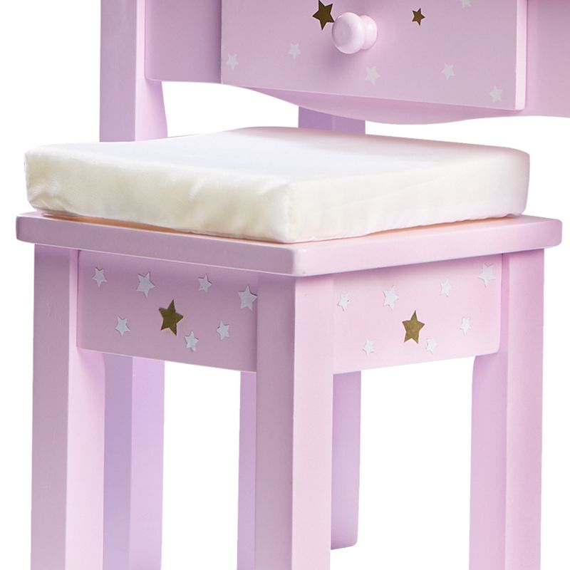 Olivia's Little World - Twinkle Stars Princess 18" Doll Vanity Table & Stool Set