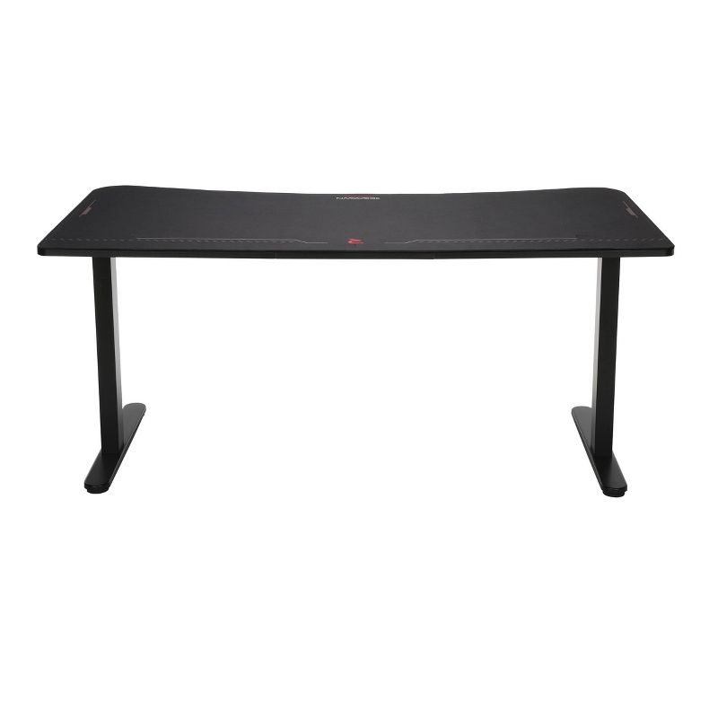 63" Gaming Table Desk with Gaming Mouse Pad Black - RESPAWN