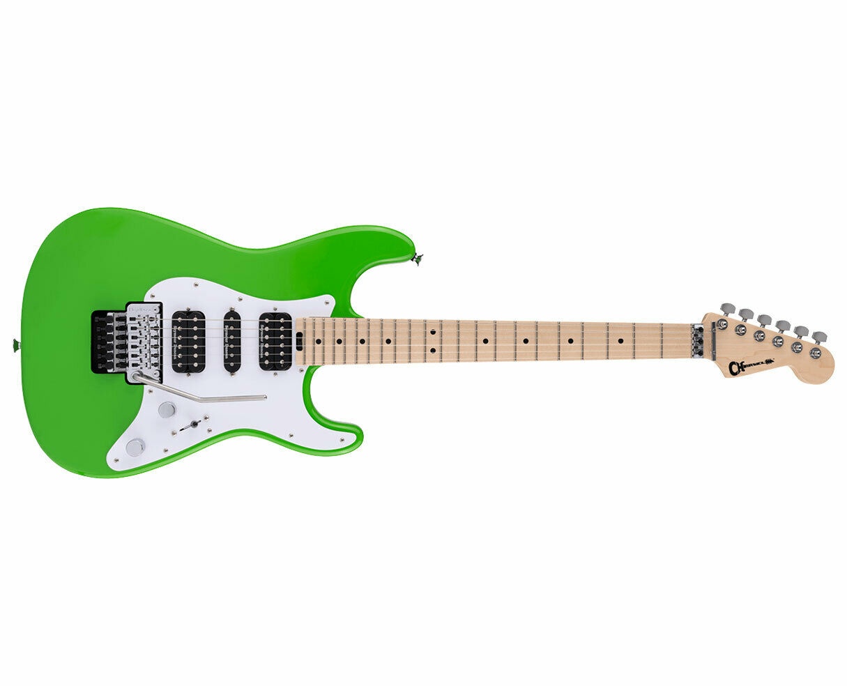 Charvel Pro-Mod So-Cal Style 1 HSH FR M Maple FB Slime Green