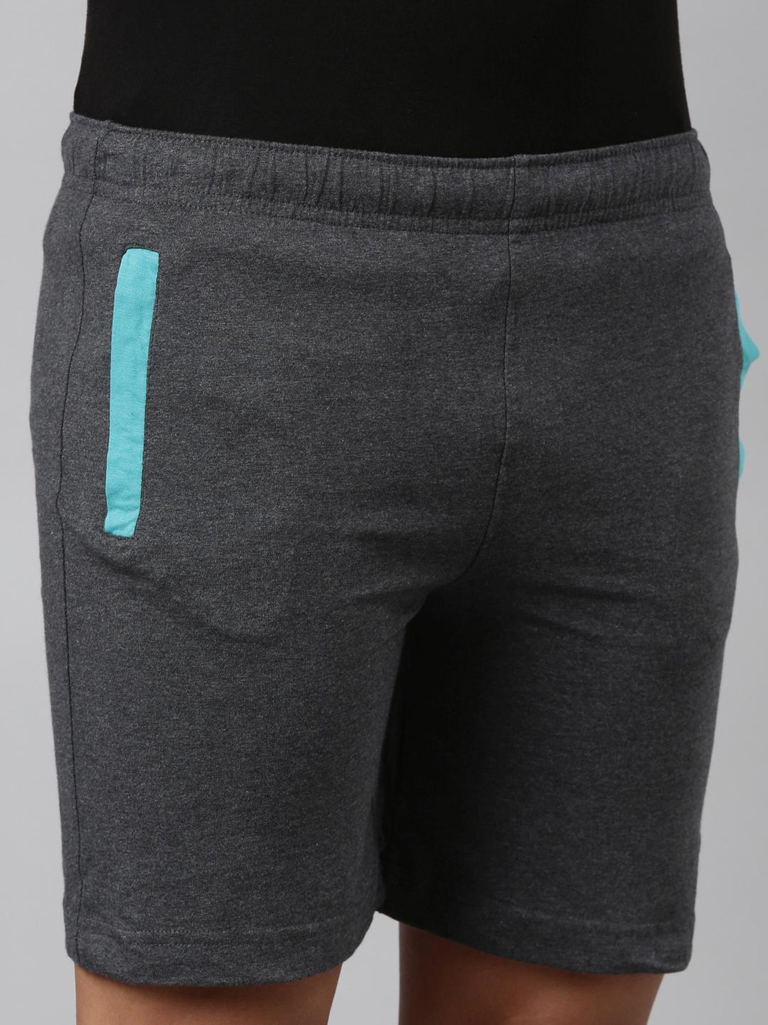 Dixcy Scott Maximus Grey Cotton Regular Fit Shorts