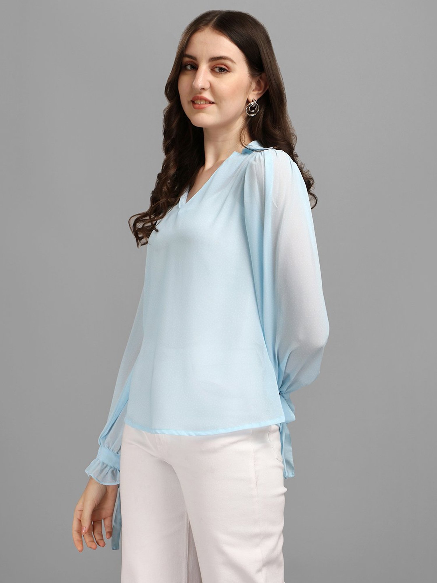 MASAKALI.CO Sky Blue Top