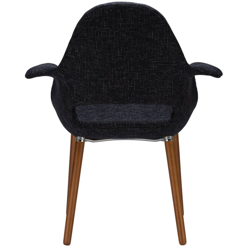 Set of 2 Jonathan Mid Century Dining Chair Black - Edgemod