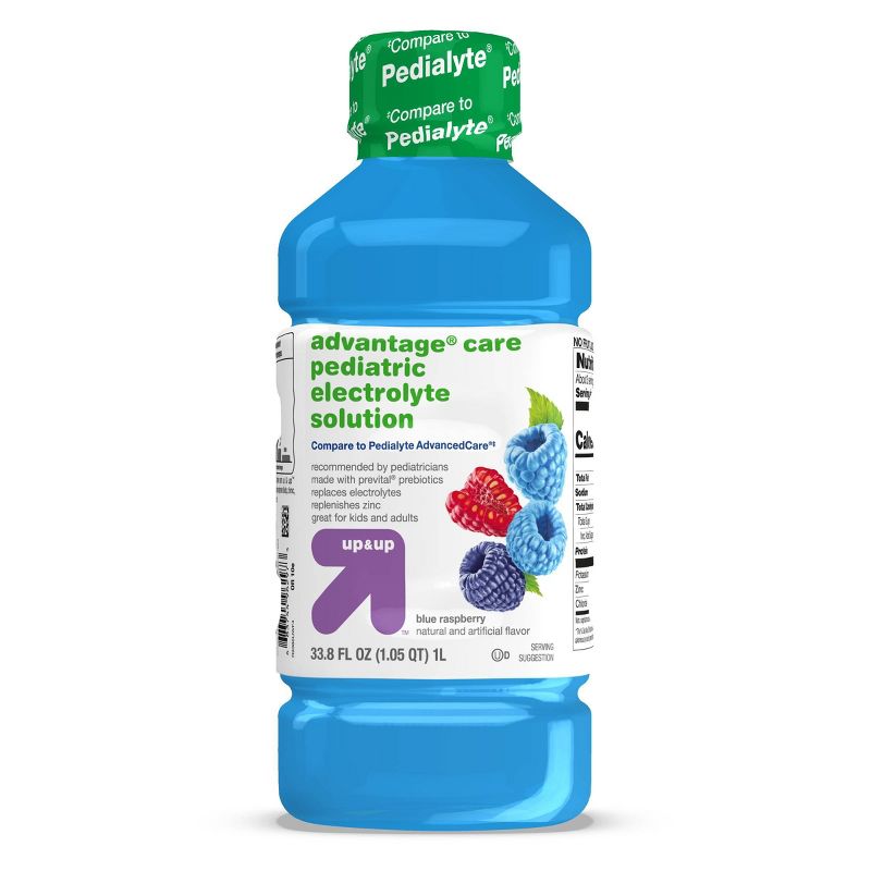 Blue Raspberry Oral Electrolyte Solution - 1L - up & up™