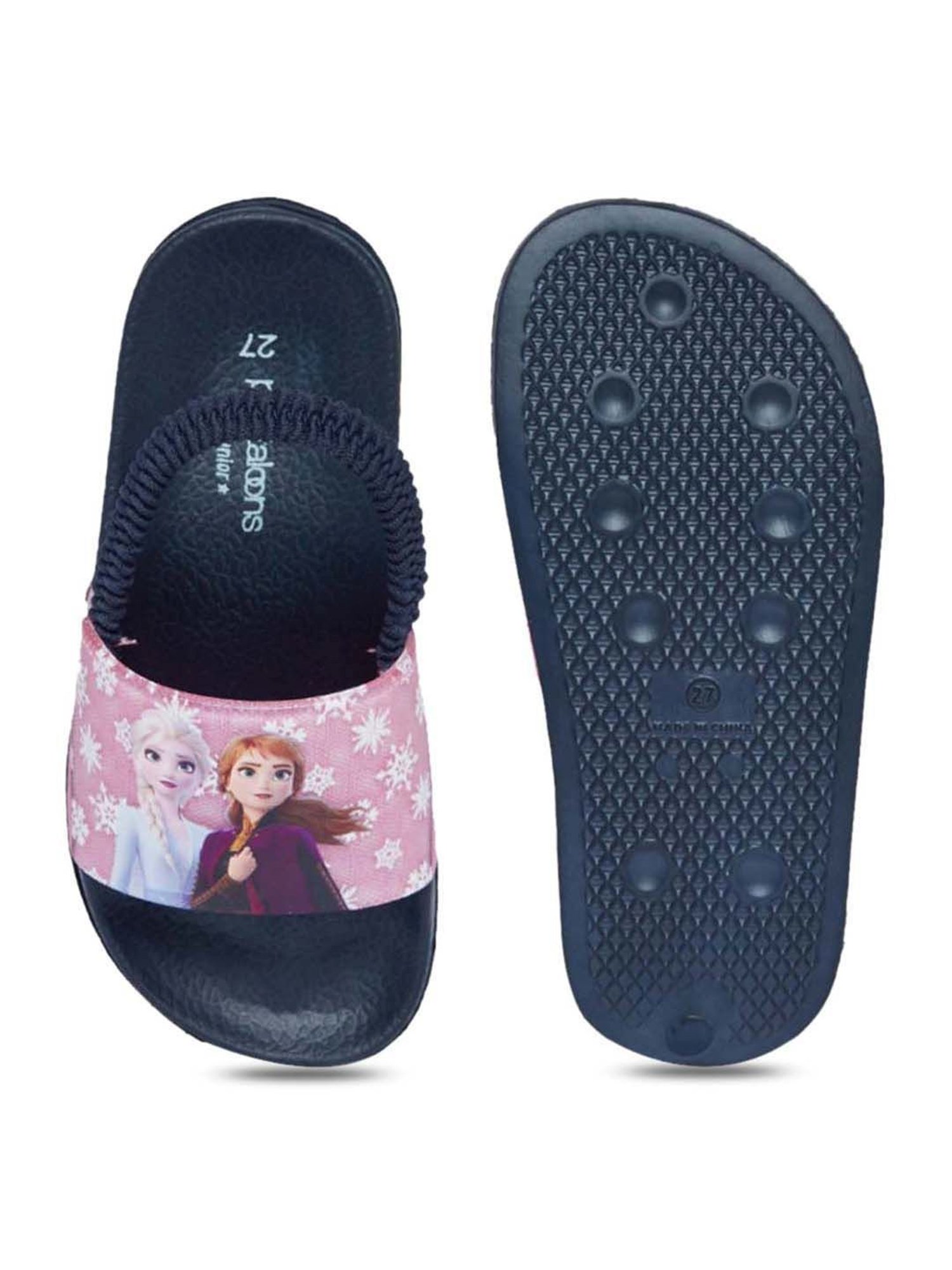 Passion Petals Kids Pink Sling Back Clogs