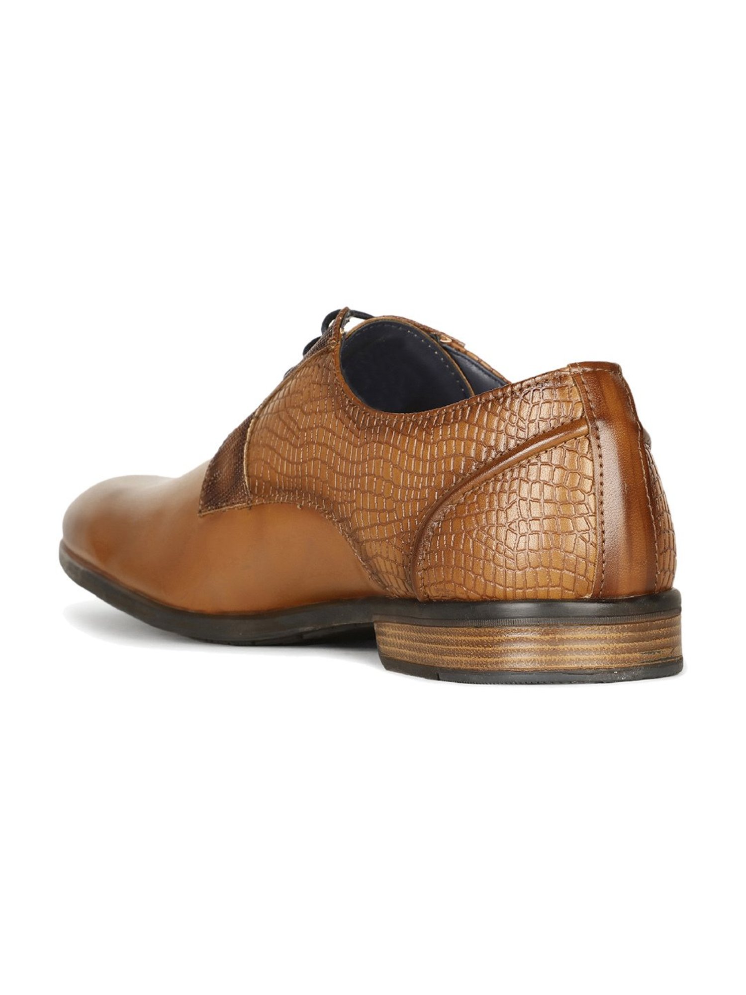 Bata Men's Tan Derby Shoes