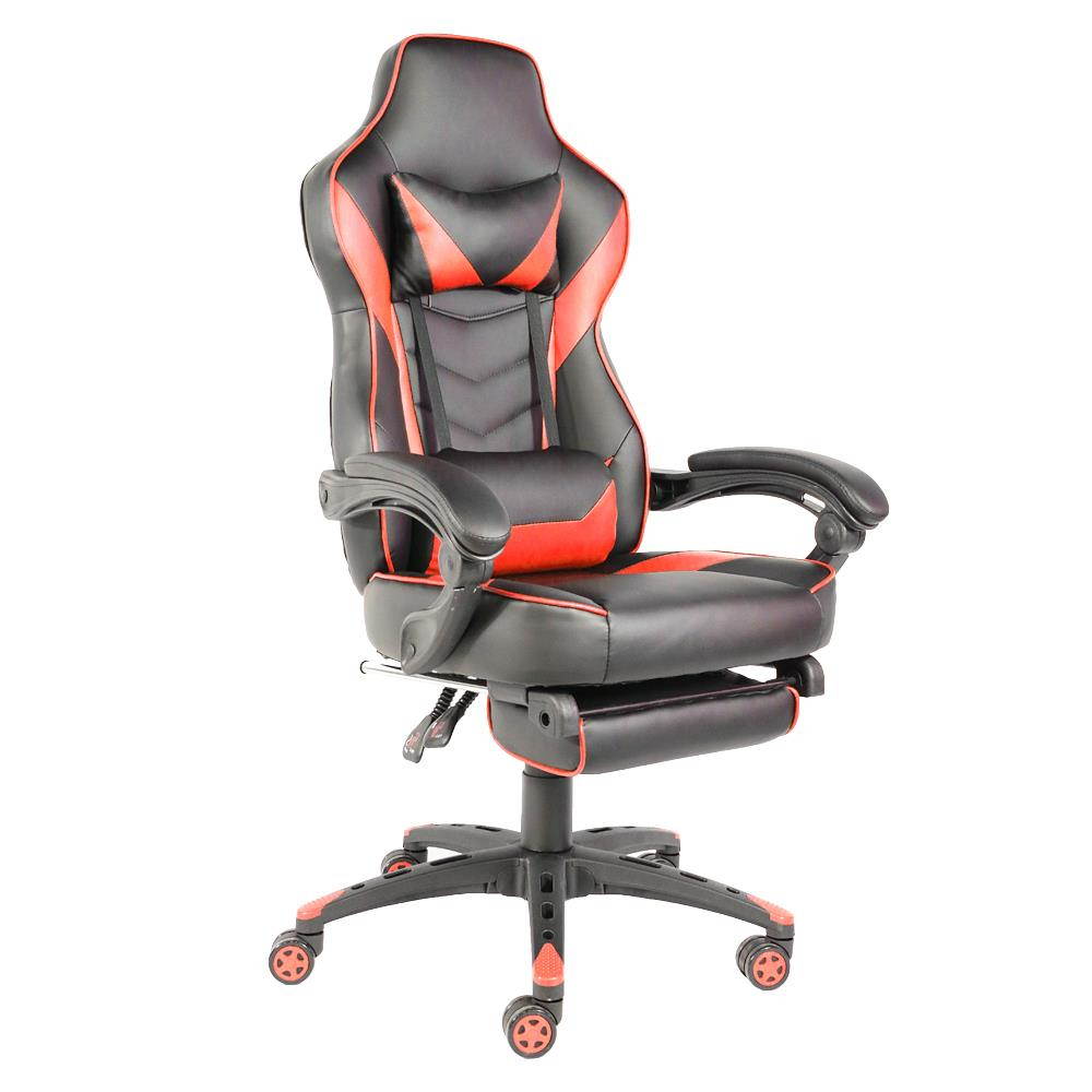 RESPAWN Sidewinder Gaming Chair, PU Leather, in Rage Red (RSP-125-RED)
