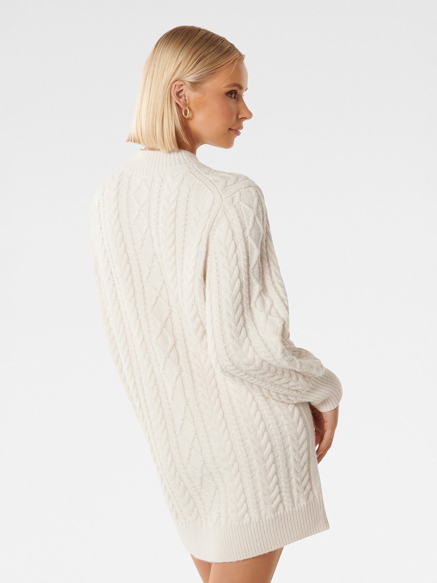 Forever New Harper Cable Jumper Knit Dress