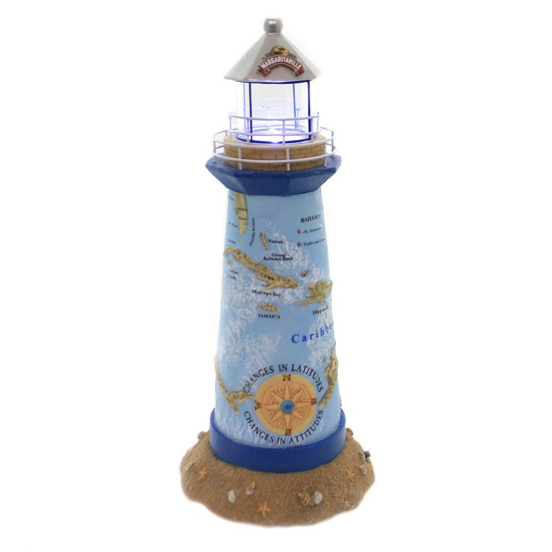 Department 56 House 11.0" Margaritaville Lighthouse Lights Up Timer  -  Decorative Figurines