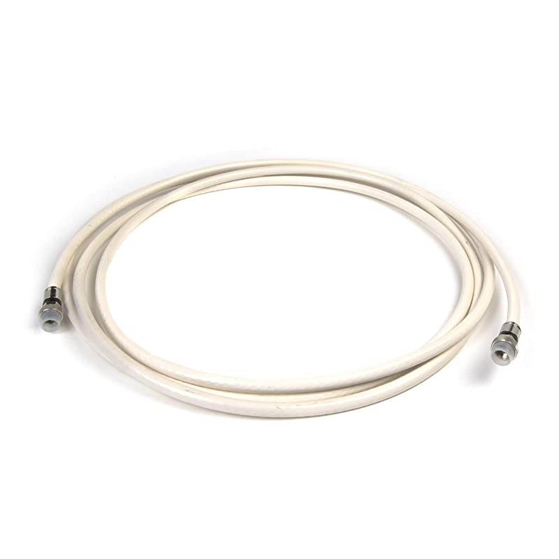 Black RG6 Digital Coaxial Cable Shielded PVC Jacket FIRE Rated UL CATV RoHS 75 Ohm RG6 Digital Audio Video Coaxial Cable with Premium Metal Compression F-Connectors