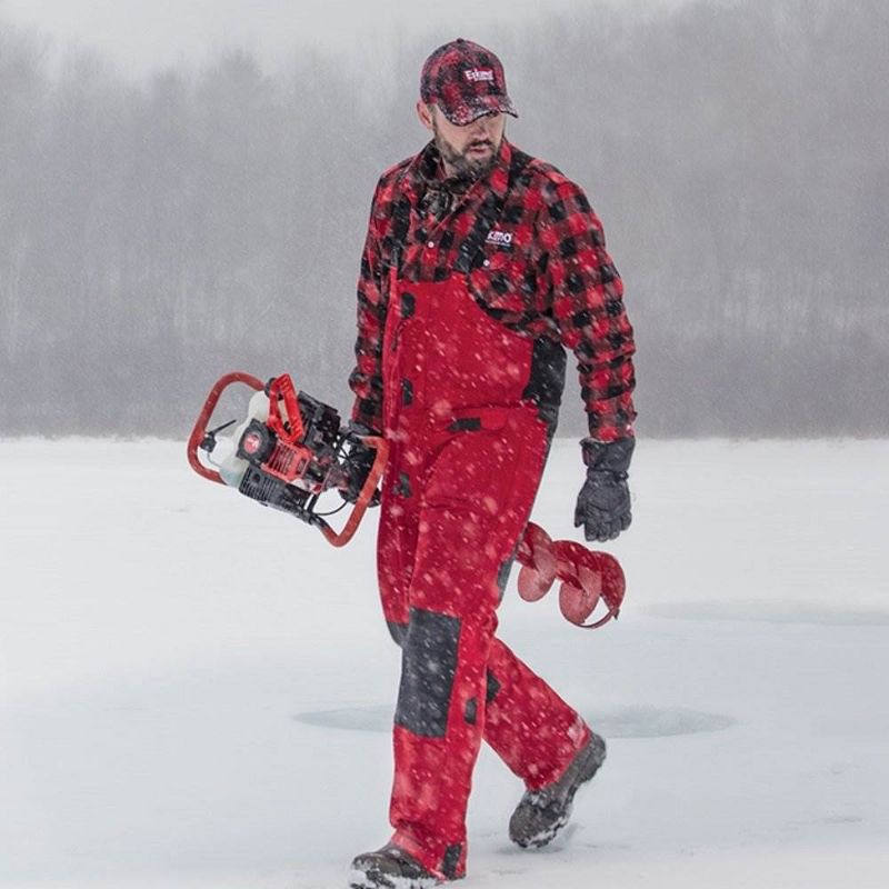 Eskimo S33 Sting Ray 33cc Gas Engine w/ 8 Inch Quantum Bit Ice Fishing Auger