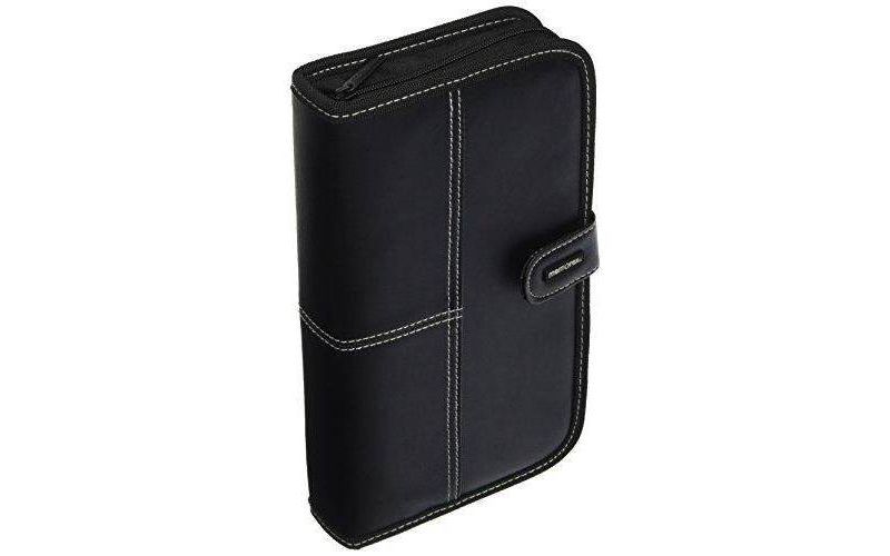 Memorex CD/DVD TravelCase Faux Leather Wallet 64ct