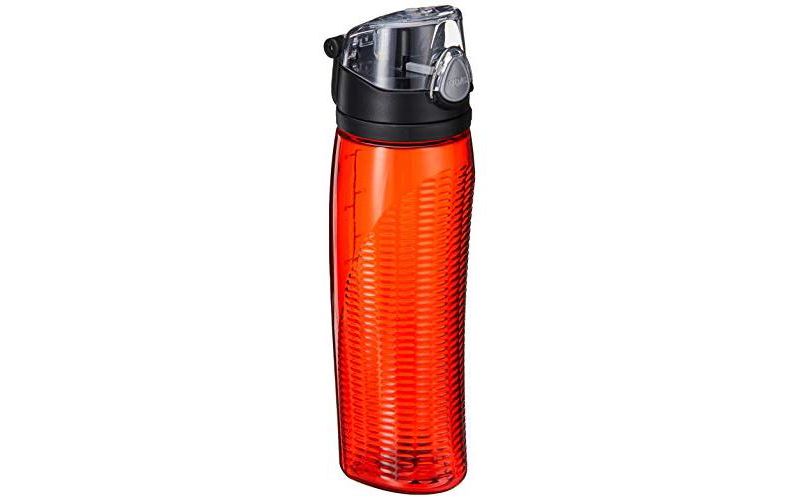 Thermos Intak 24 Ounce Hydration Bottle with Meter, Red