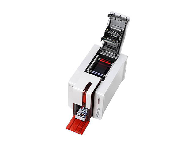 Evolis PM1H0000RS Primacy Simplex Expert Card Printer - Single-sided - White/Red