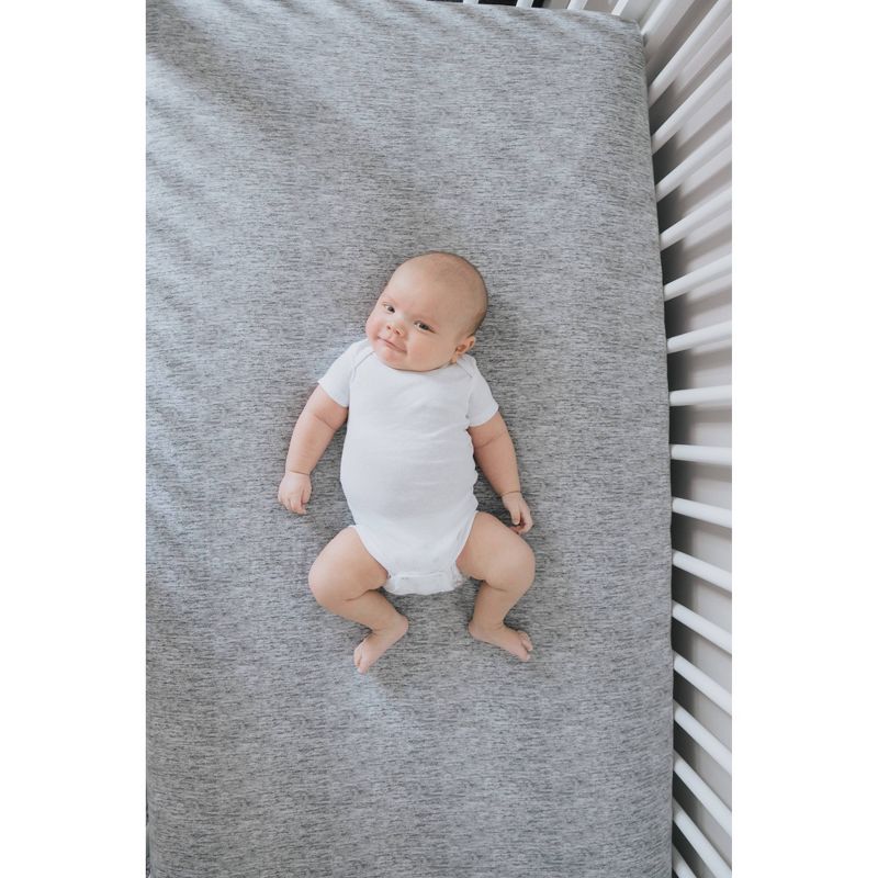 Copper Pearl Premium Crib Sheet - Asher