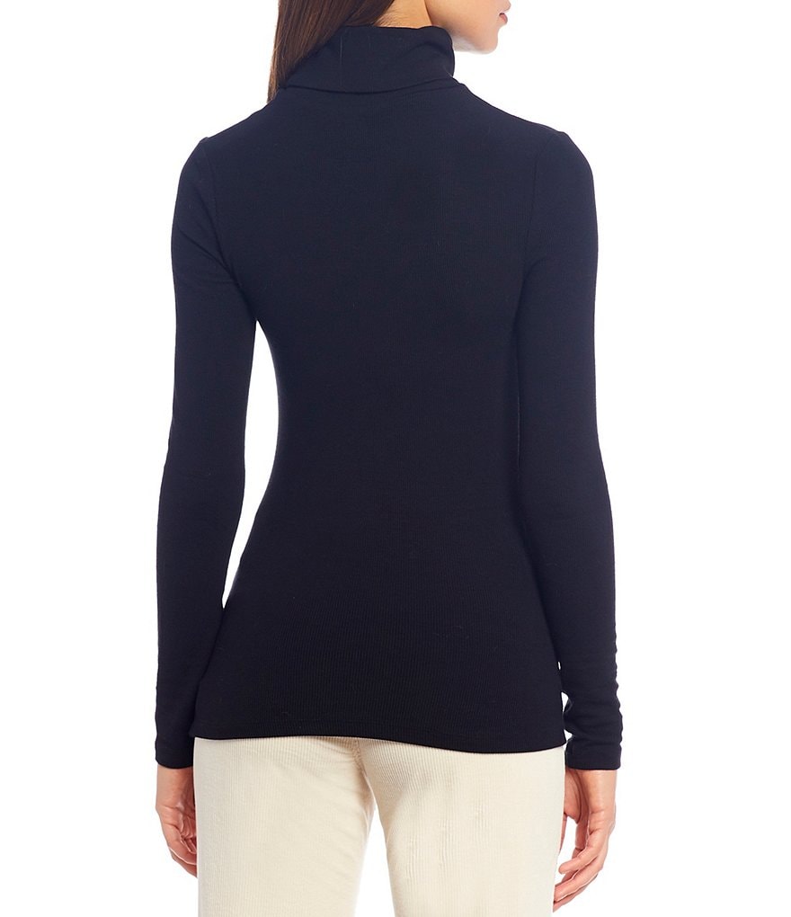Sanctuary Essentials Turtleneck Rib Knit Top