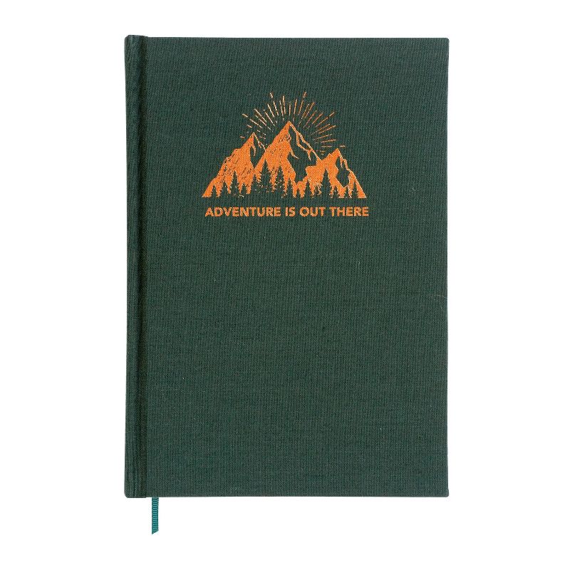 Adventure Lined Journal Black - X & O Paper Goods