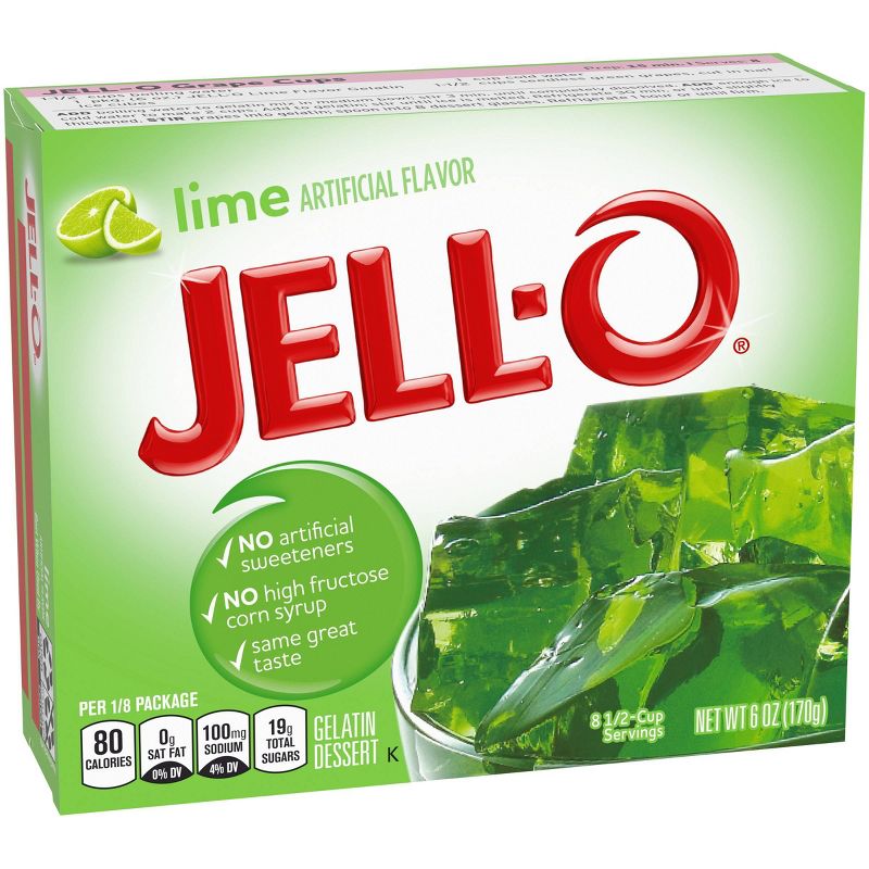 JELL-O Lime Gelatin - 6oz