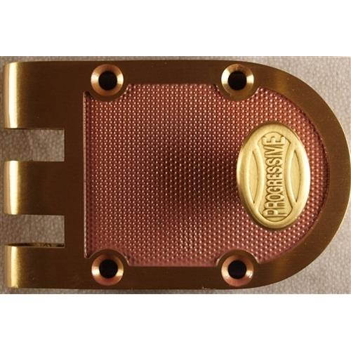 Progressive 1776/10 Grade 1 Jimmy Proof Deadlock Deadbolt Single Cylinder Lock Set, Bronze (US10)