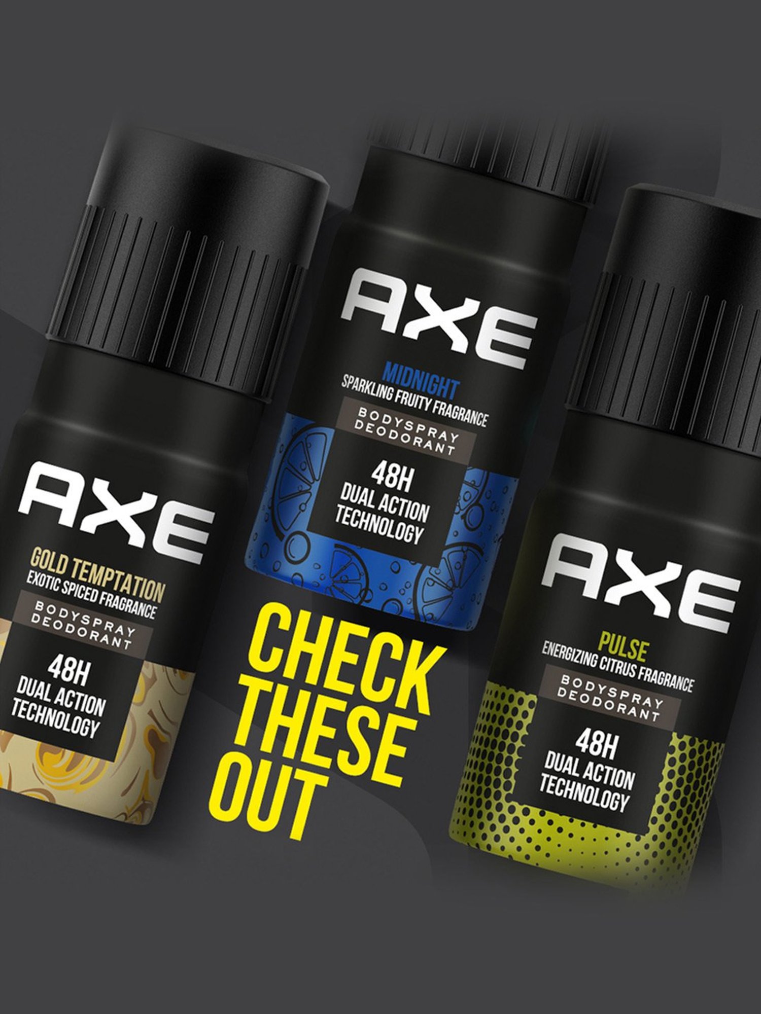 Axe Dark Temptation Body Spray Deodorant - 150 ml