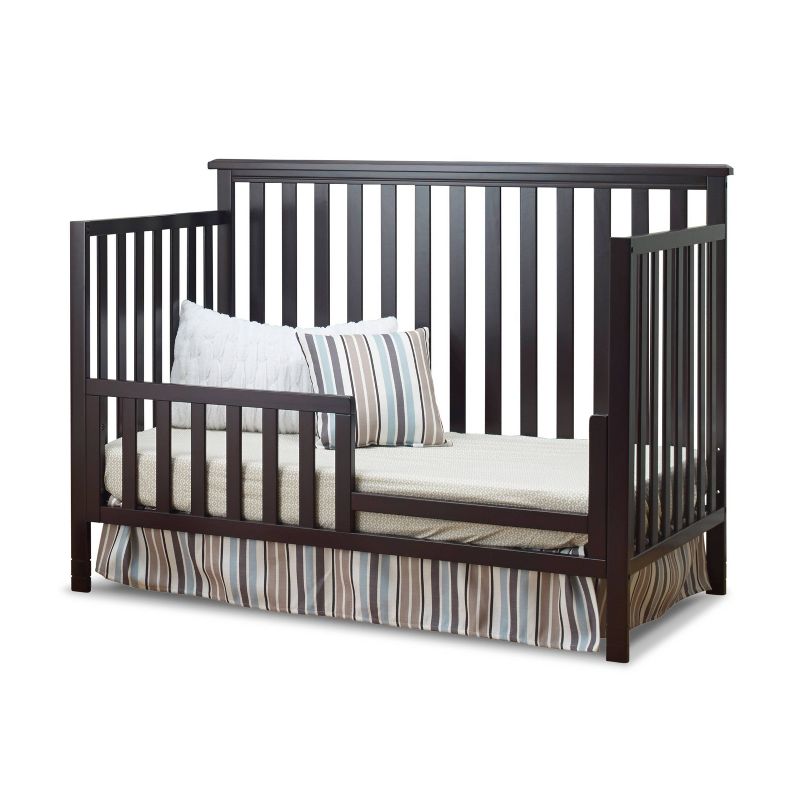 Sorelle Berkley Flat Top Standard Full Sized Crib Espresso