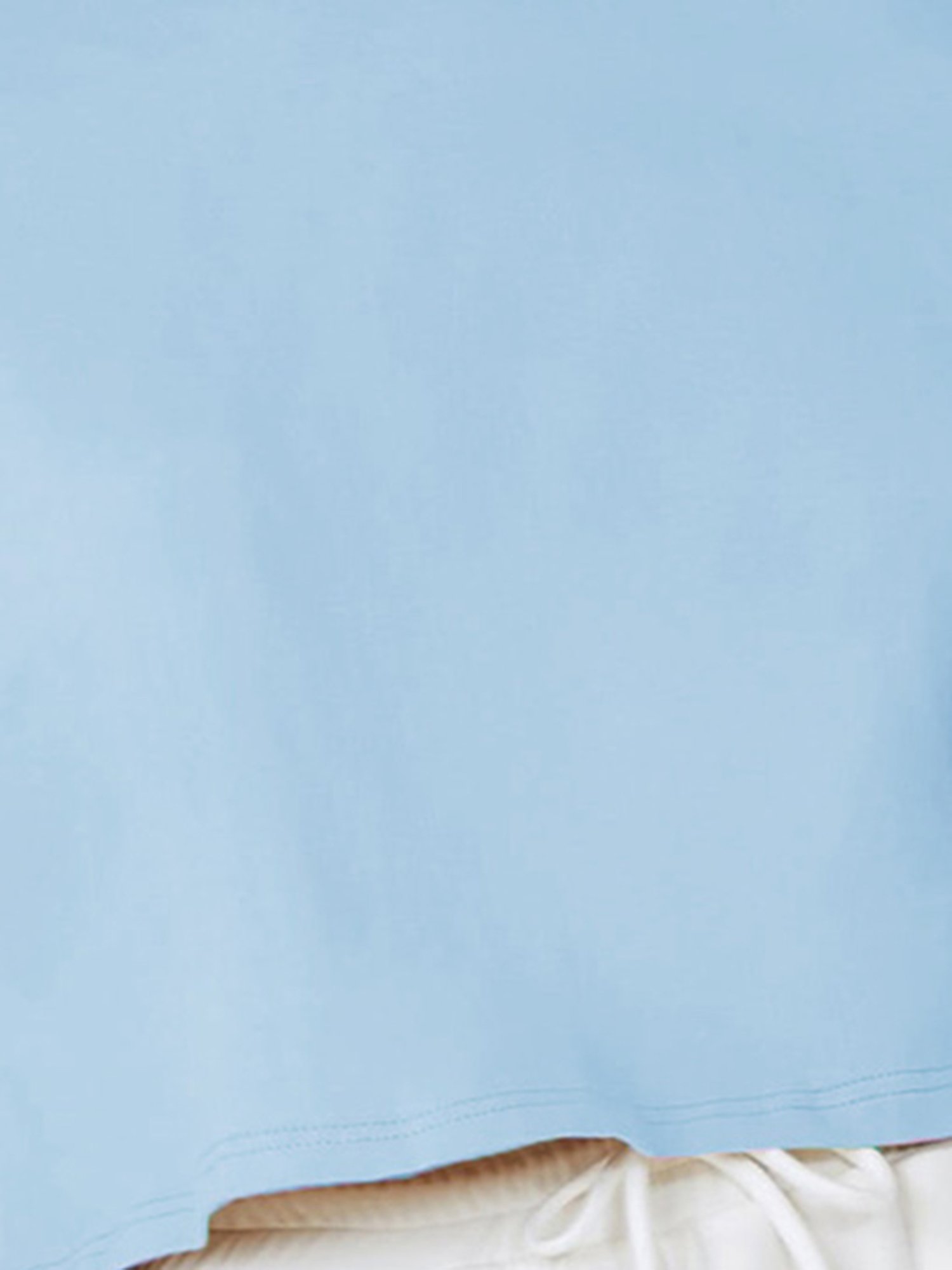 Kotty Light Blue Relaxed Fit Oversized T-Shirt