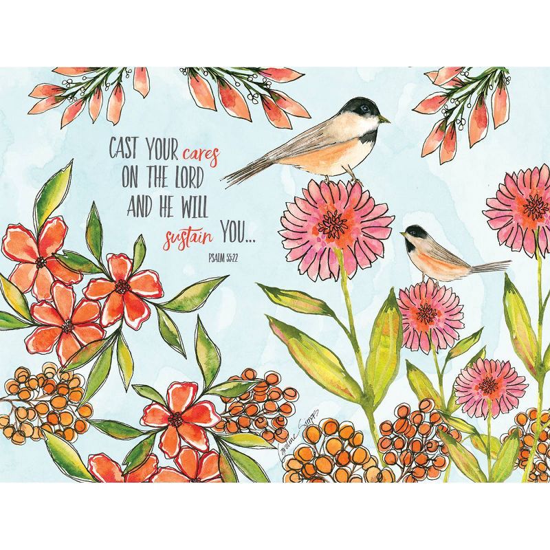 18ct 5.25"x4" All Occasion Multiple Blessings Note Cards - LANG
