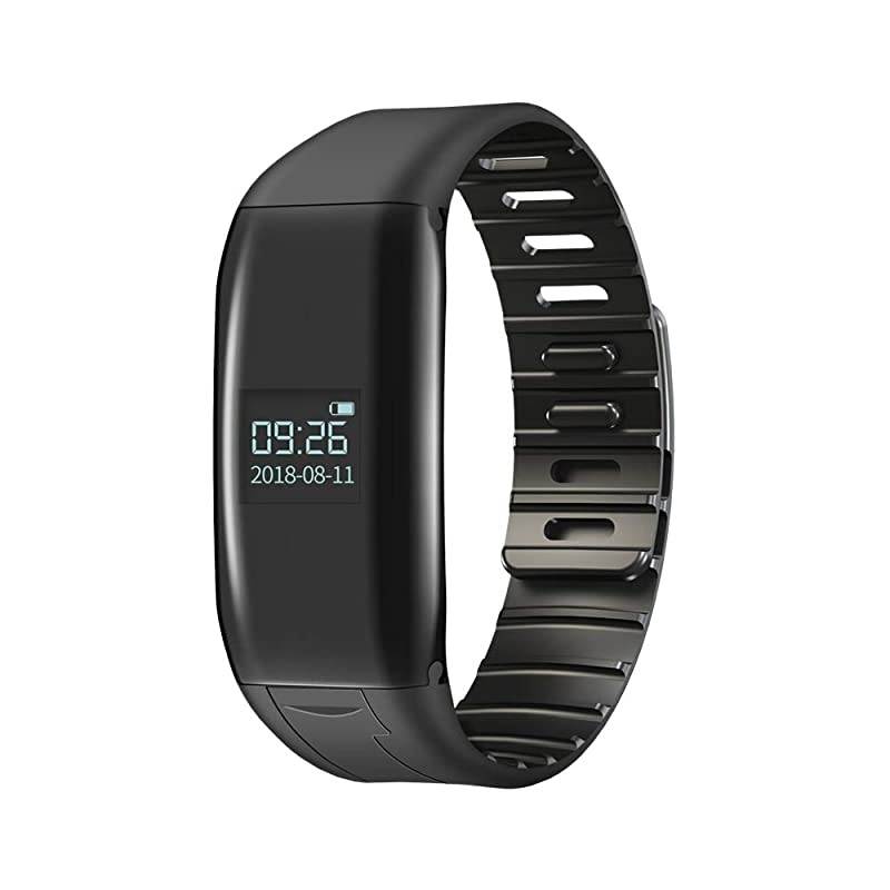 Voice Recorder Watch 8GB Digital Audio Recorder Wristband with OLED Display. Support Voice Activated, Noise Cancel, and Files Encryption MP3 Music Player Pen Dictaphone (Black)