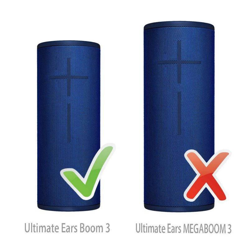 Hermitshell Travel Case Fits Ultimate Ears UE Boom 3 Portable Bluetooth Wireless Speaker (Night Black)