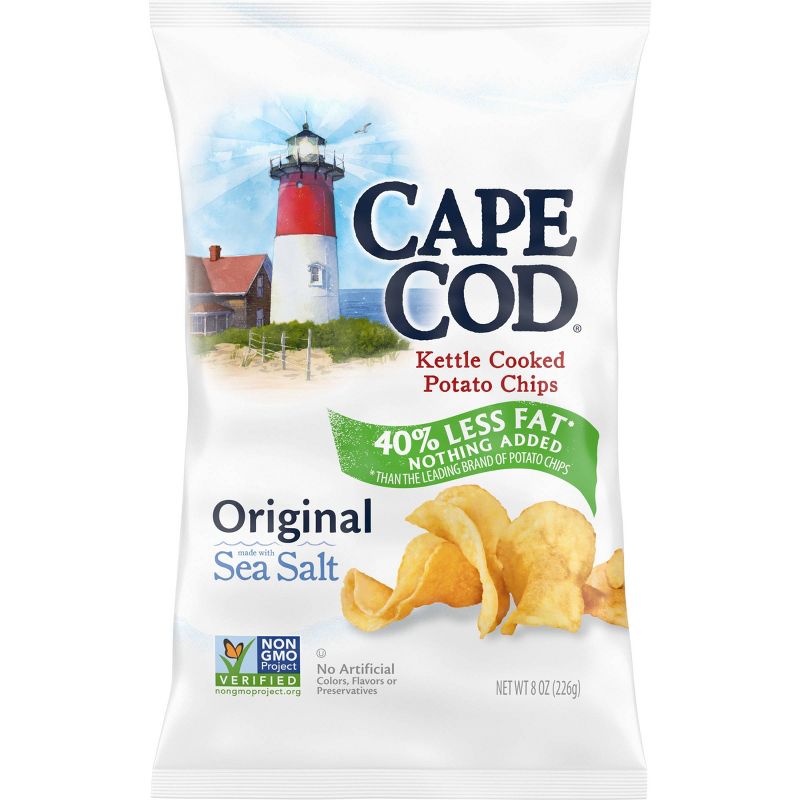 Cape Cod Kettle Cooked Potato Chips - Original 8oz