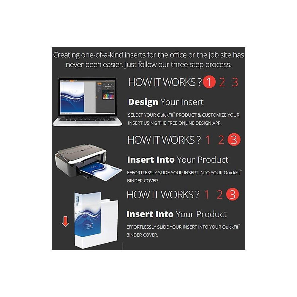 Stride Legal-Size Binders Round Ring 1" Cap 8-1/2"x14" Black 95011L