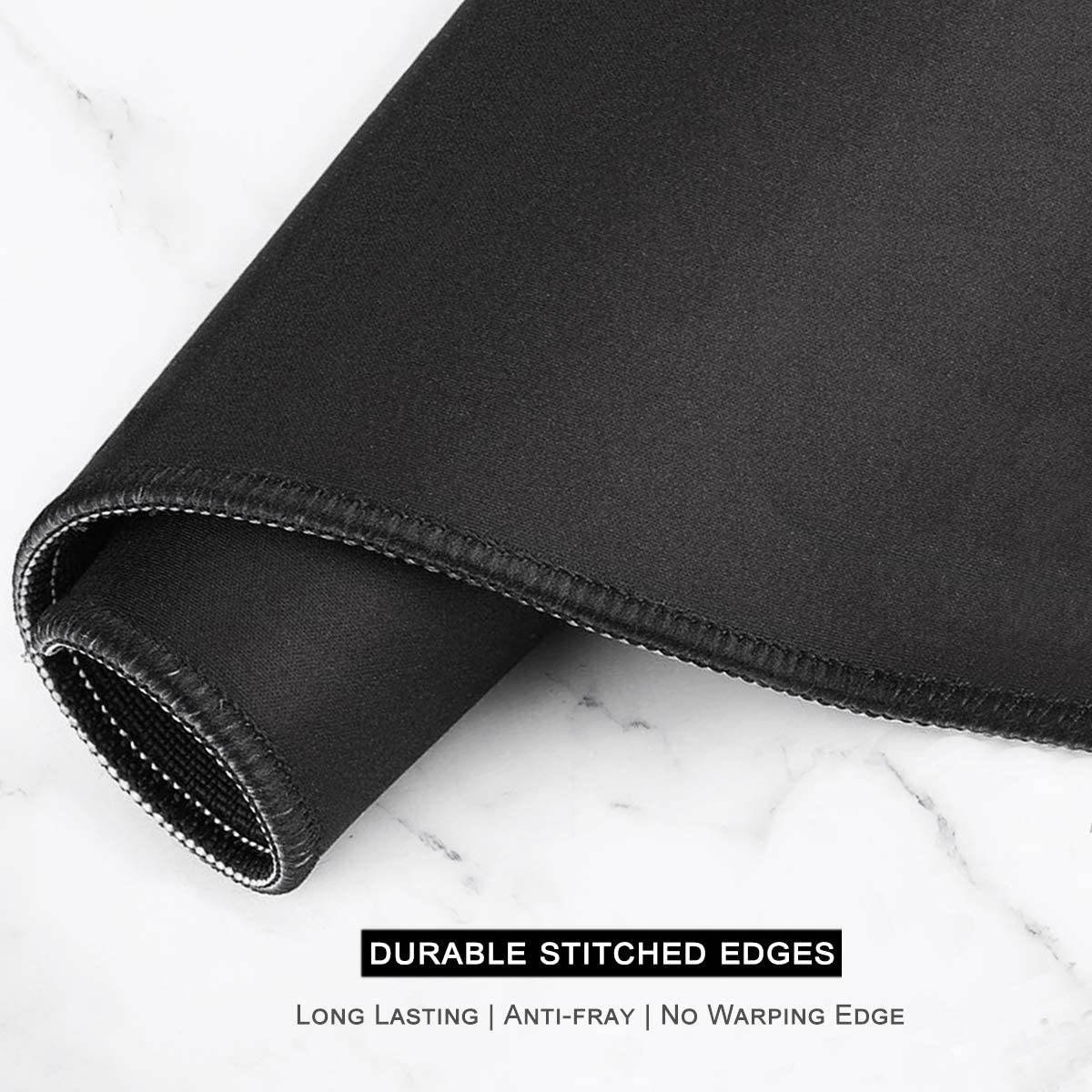 Large Mouse Pad, Full Desk XXL Extended Gaming Mouse Pad 35" X 15", Waterproof Desktop Mat with Stitched Edges, Non-Slip Laptop Computer Keyboard Mousepad for Office and Home, Galaxy Design