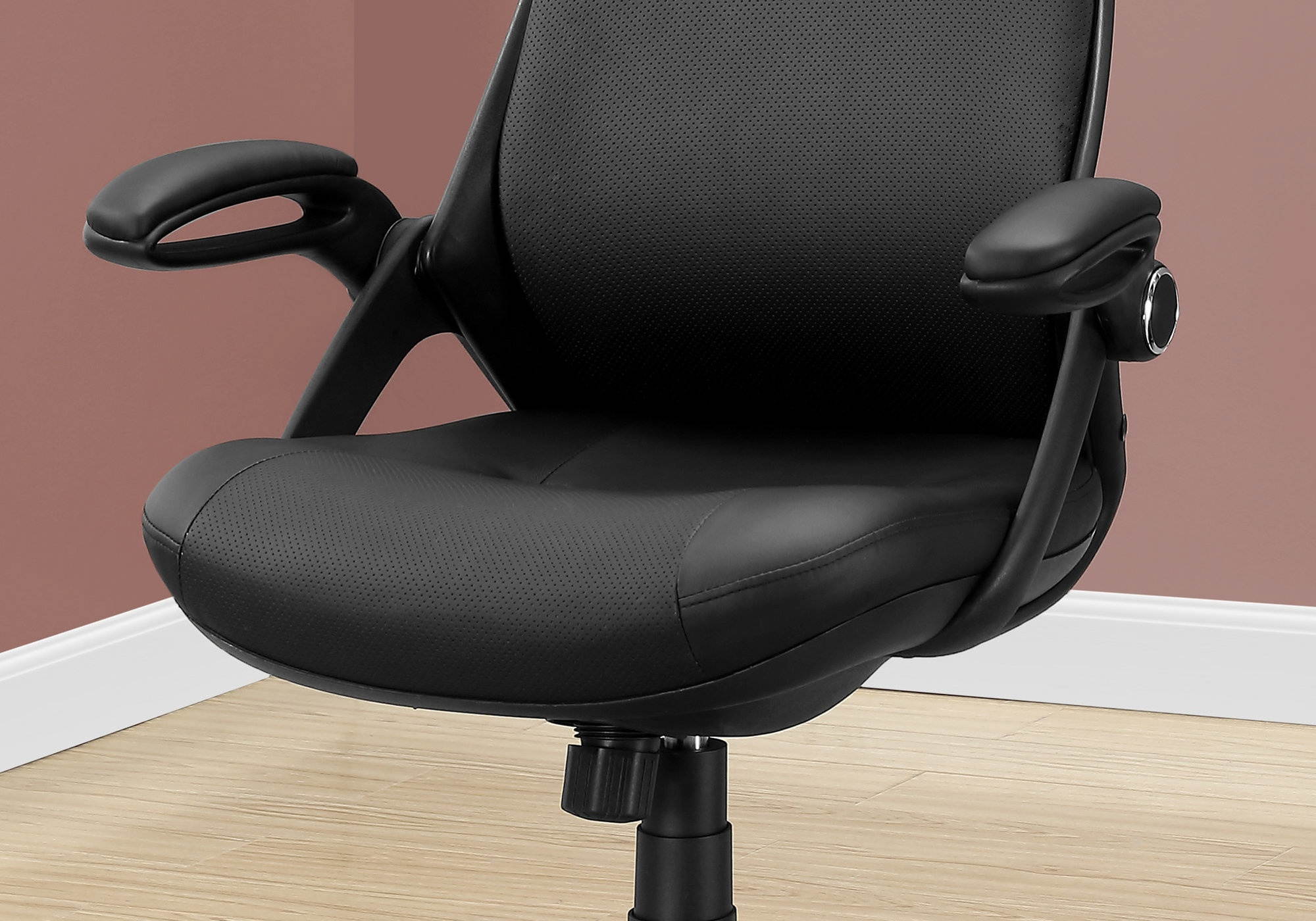 Monarch Specialties 28"L Modern High-Back Executive Office Chair - Black