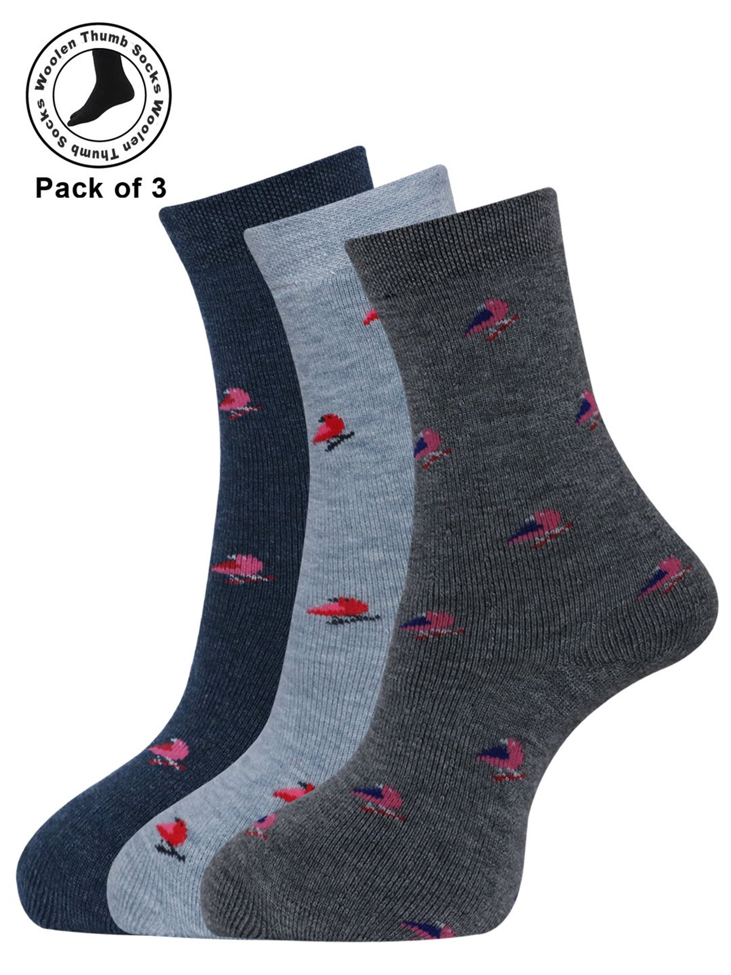 Dollar Assorted Socks - Pack of 3