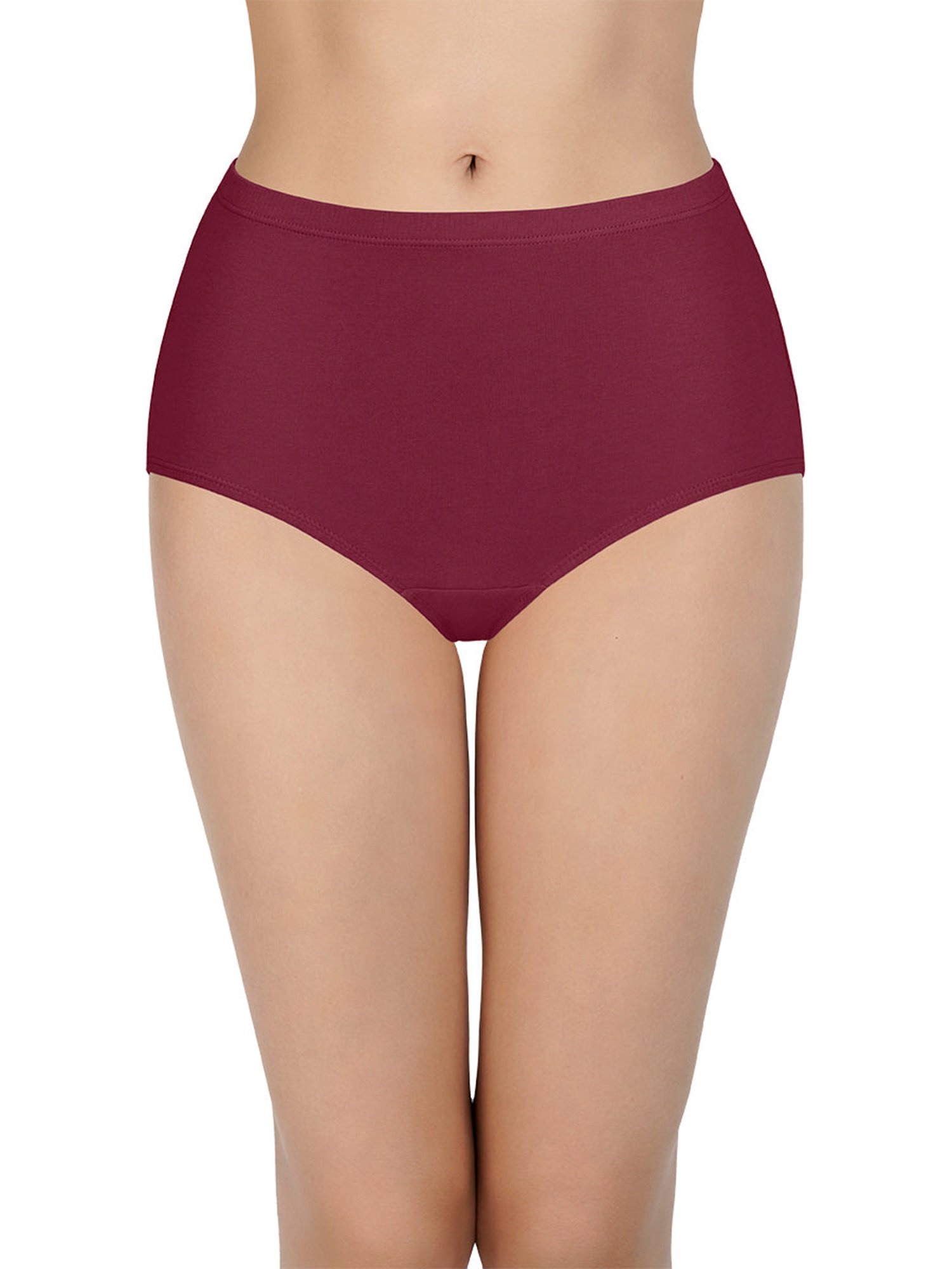 Every De by Amante Green & Peach Cotton Printed Panties - Pack Of 3