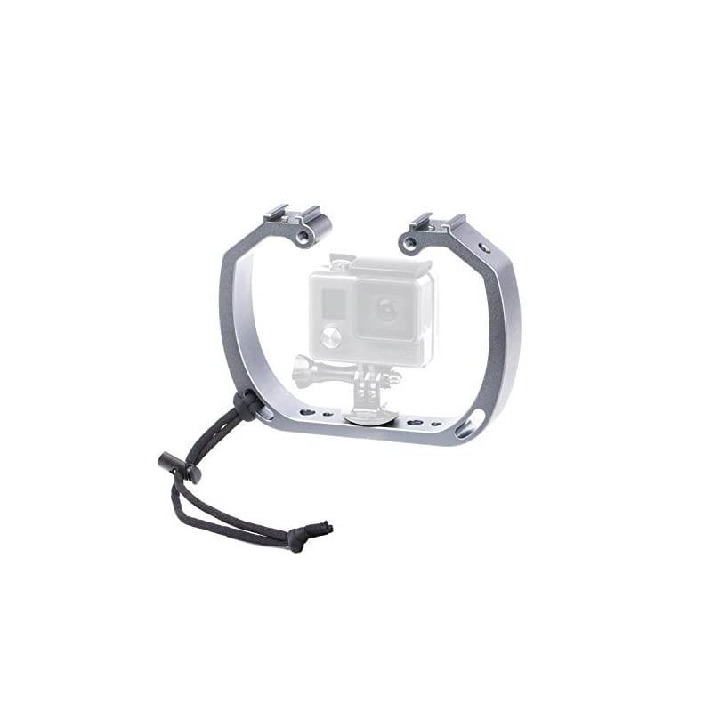 Aluminum Alloy Micro Film Making kit Video Cage Diving Rig Stabilizer SKGHA6 amp GoPro Mount Adapter for Action Cameras GoPro Hero3 3+ 4 5 6 Action Cameras for Underwater Video amp Photography