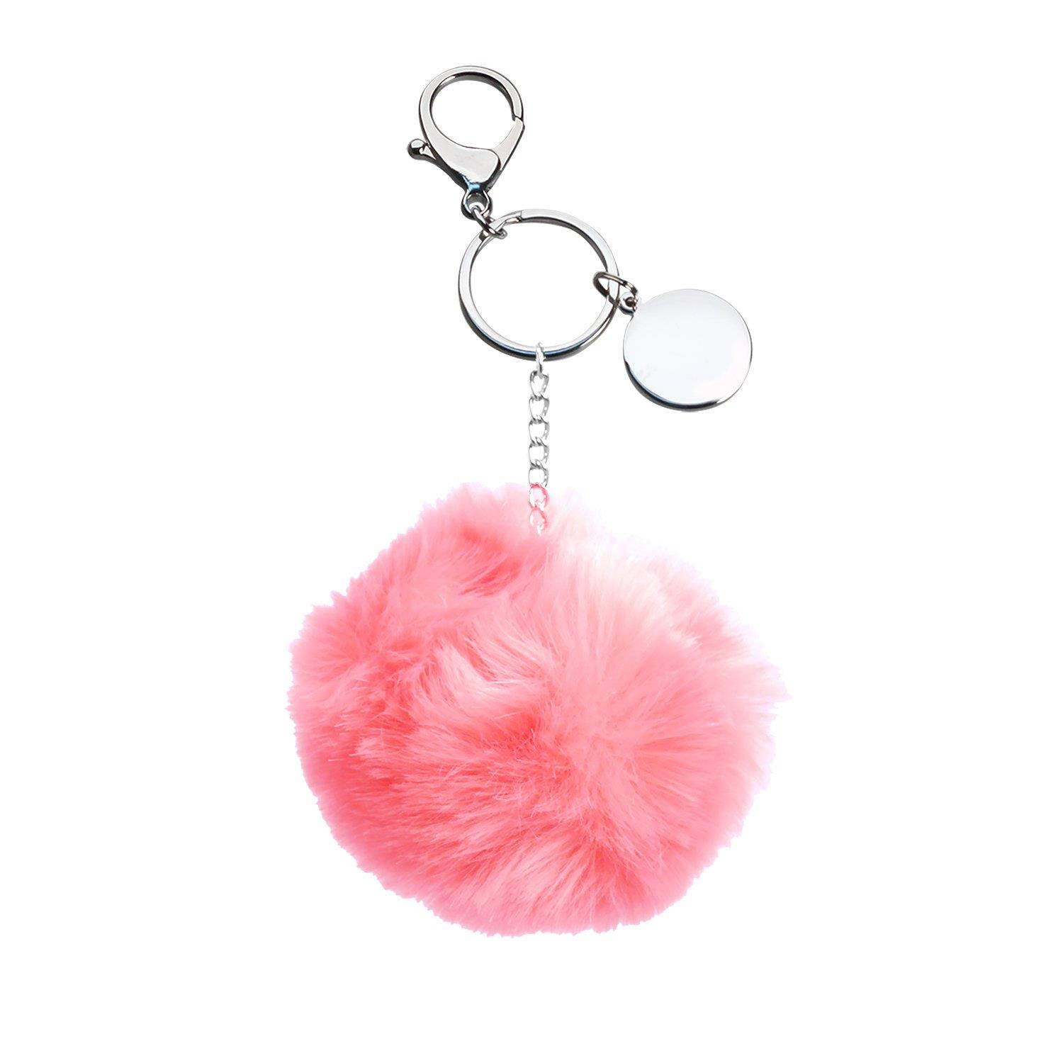 Metal Charmed Keychain Keyring Keyfob Key Holder Assorted Color