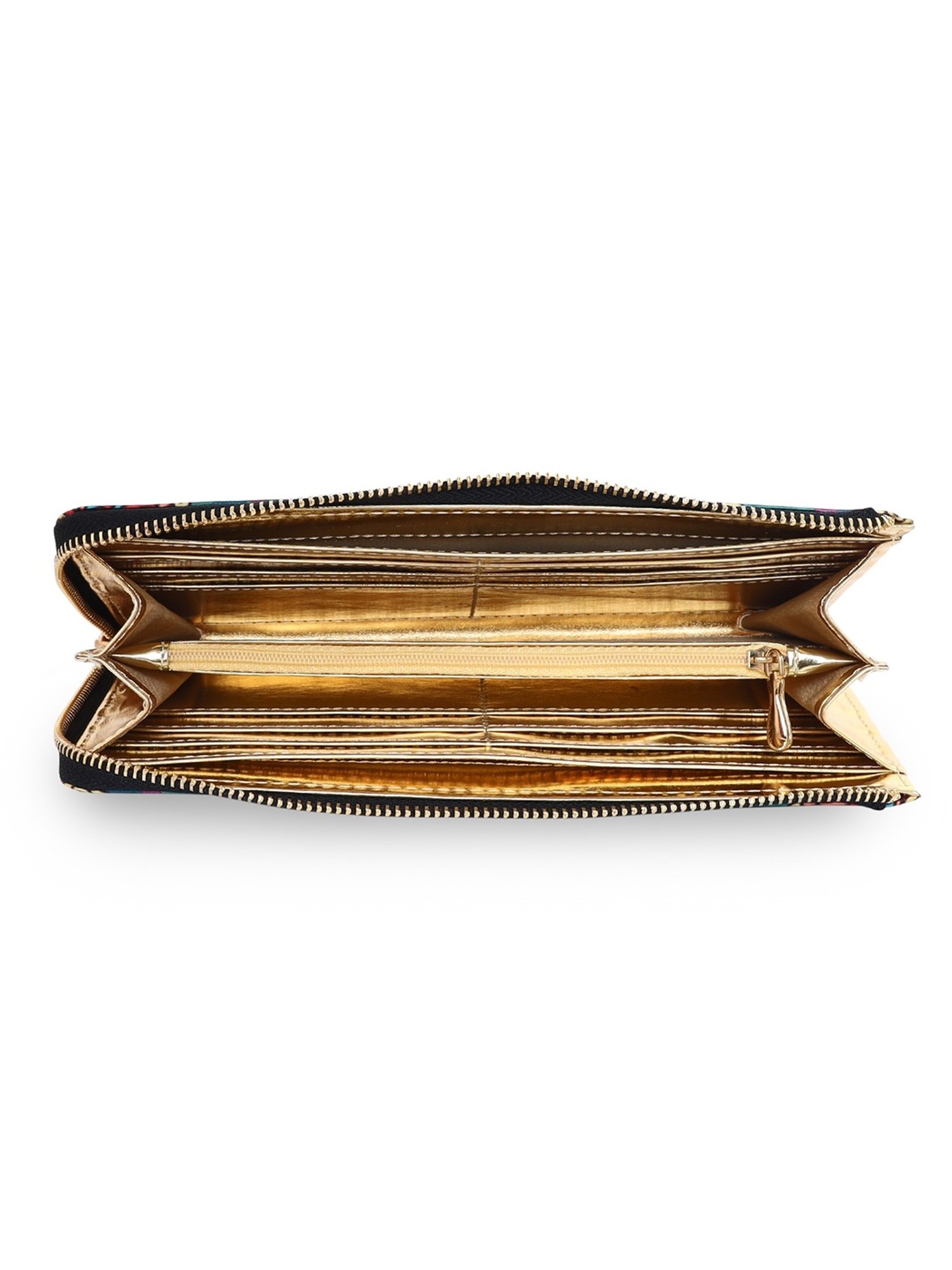 Sabhyata Buddha Multicolor Printed Small Wristlet